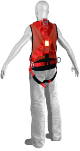 Jacket Harness with work positioning back